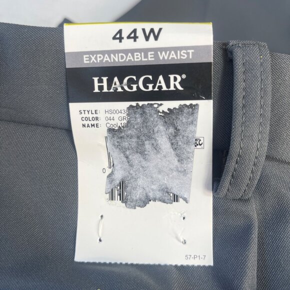 Haggar Cool 18 Pro Shorts Mens Size 44 Gray New Expandable Waist - Picture 8 of 11